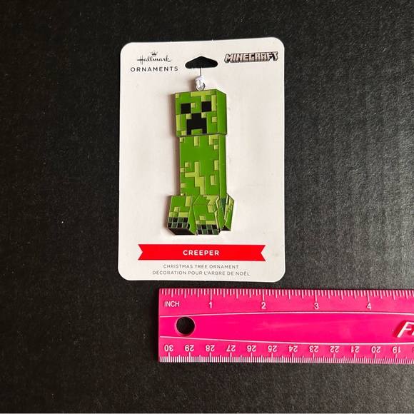 Minecraft Creeper Hallmark Christmas Tree Ornament Holiday Hanging Decor Gaming - Picture 4 of 8